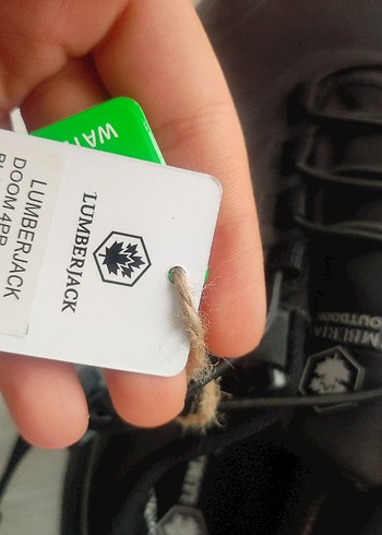 Erkek Siyah Gri Outdoor Ayakkabı Bağcıklı - Görsel 3