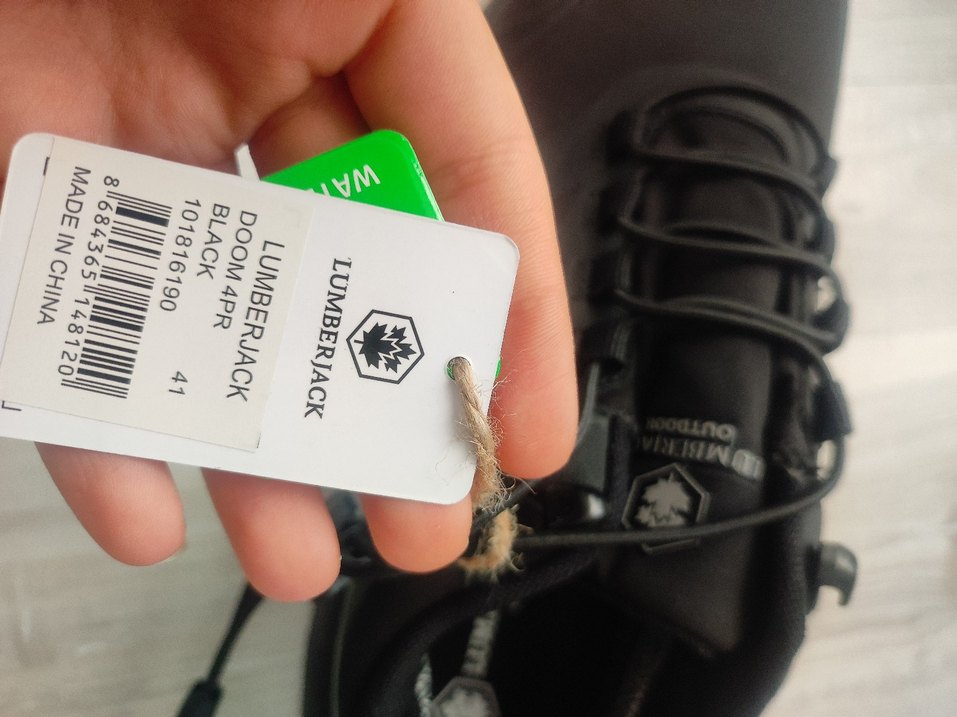 Siyah Gri Bağcıklı Erkek Outdoor Ayakkabı - Görsel 3