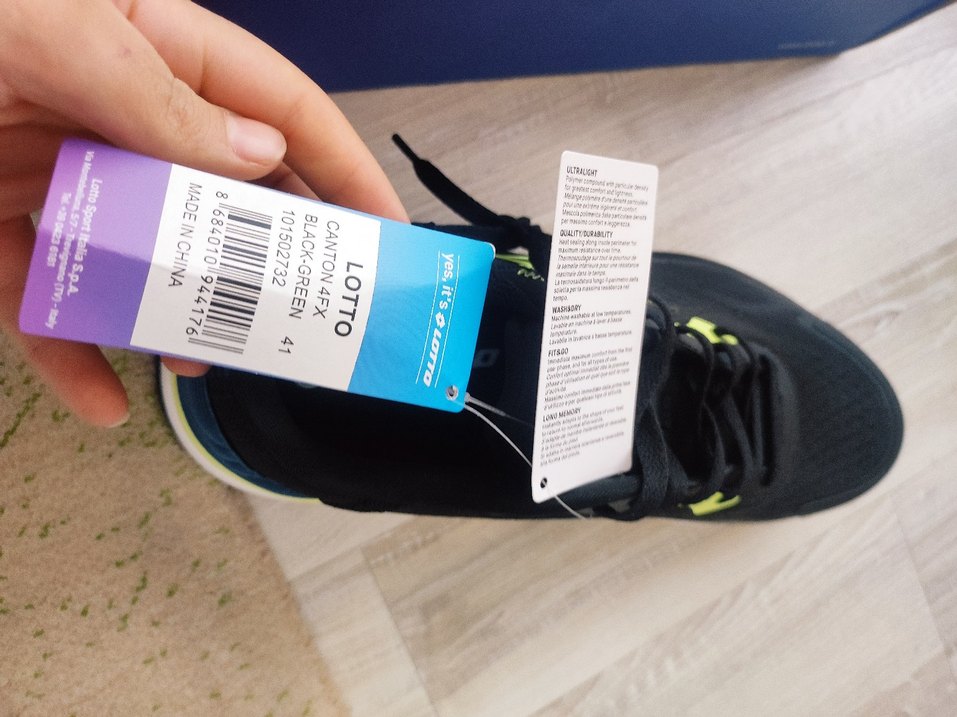 Siyah Erkek Spor Ayakkabı, Bağcıklı, Kauçuk Tabanlı - Görsel 3