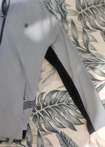 Erkek Gri Spor Mont Fermuarlı Yaka - Görsel 2