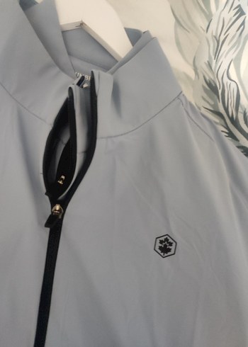 Erkek Gri Spor Mont Fermuarlı Yaka - Görsel 8