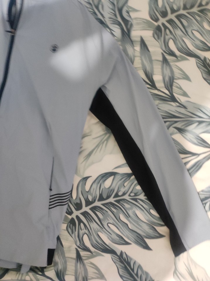 Erkek Gri Spor Mont Fermuarlı Yaka - Görsel 2