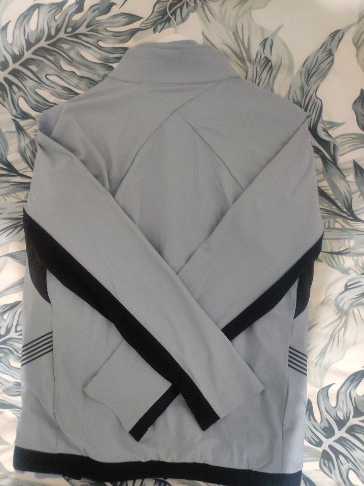 Erkek Gri Spor Mont Fermuarlı Yaka - Görsel 4