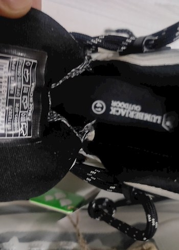 Erkek Beyaz Gri Spor Ayakkabı Velcro Bantlı - Görsel 3