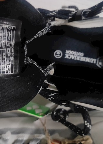 Erkek Beyaz Gri Spor Ayakkabı Velcro Bantlı - Görsel 4