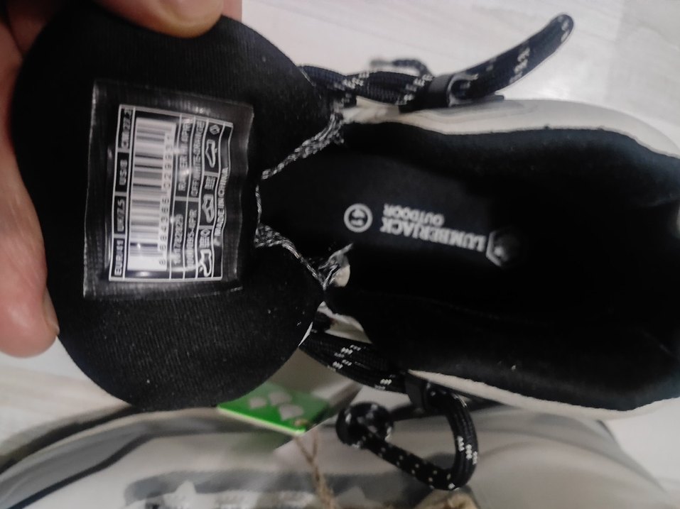 Erkek Beyaz Gri Spor Ayakkabı Velcro Bantlı - Görsel 3