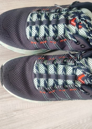 Gri Çok Renkli Kadın Spor Ayakkabı Bağcıkları - Görsel 6