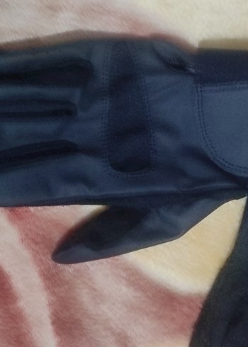 Siyah Erkek Biker Eldiveni - Görsel 2