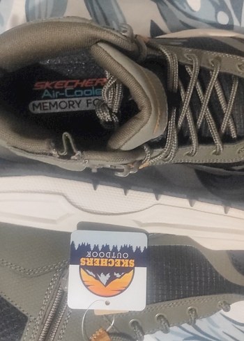 Gri Kahverengi Skechers Erkek Spor Ayakkabı - Görsel 6