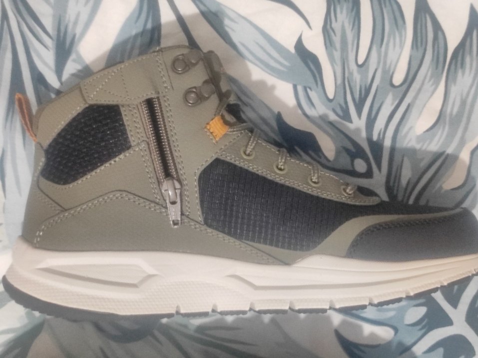 Gri Kahverengi Skechers Erkek Spor Ayakkabı - Görsel 5