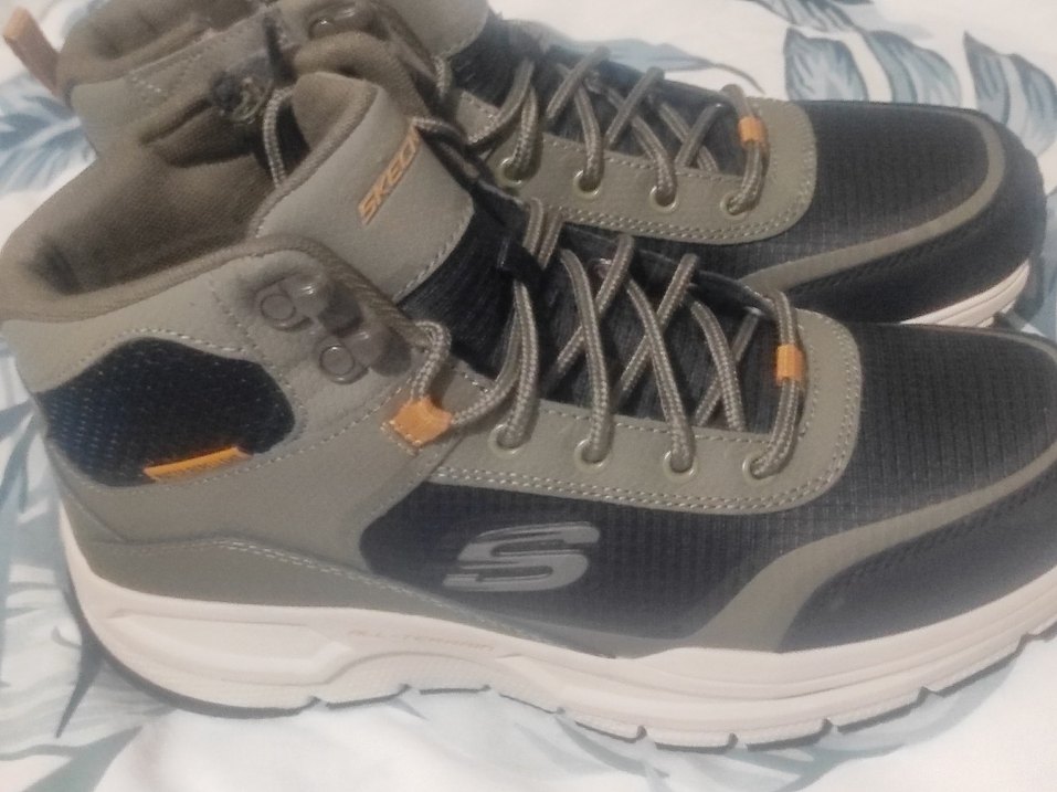 Gri Kahverengi Skechers Erkek Spor Ayakkabı - Görsel 3