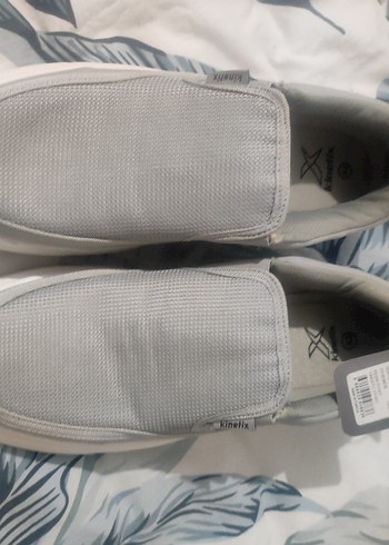 Gri Erkek Spor Ayakkabı Velcro - Görsel 5