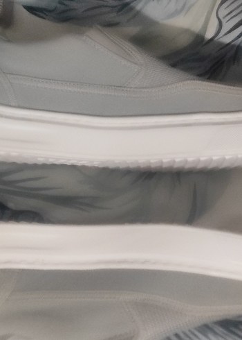 Gri Erkek Spor Ayakkabı Velcro - Görsel 3