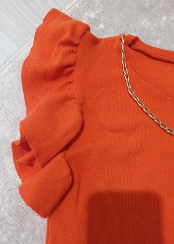 Zincir Detaylı bluz - Görsel 3