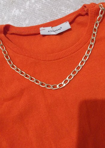 Zincir Detaylı bluz - Görsel 2