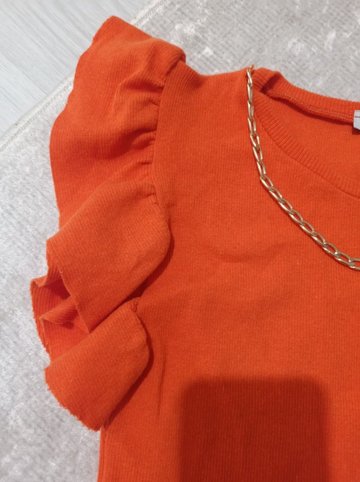 Zincir Detaylı bluz - Görsel 3