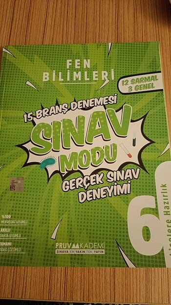 Fen bilimleri 6.sınıf denemeleri 