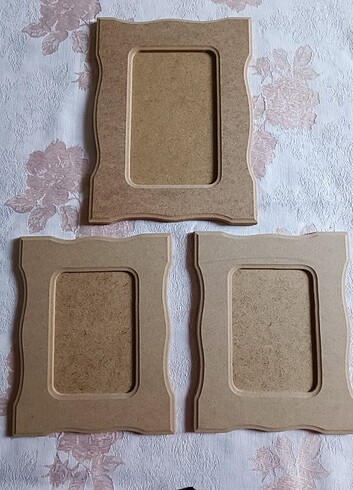 Ahşap mdf boyanabilir çerçeveler 