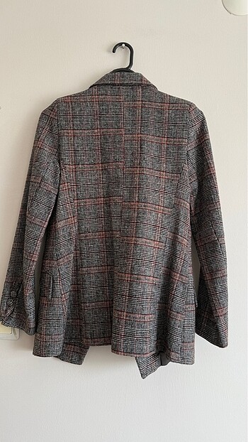 40 Beden çeşitli Renk Ekose desenli blazer ceket