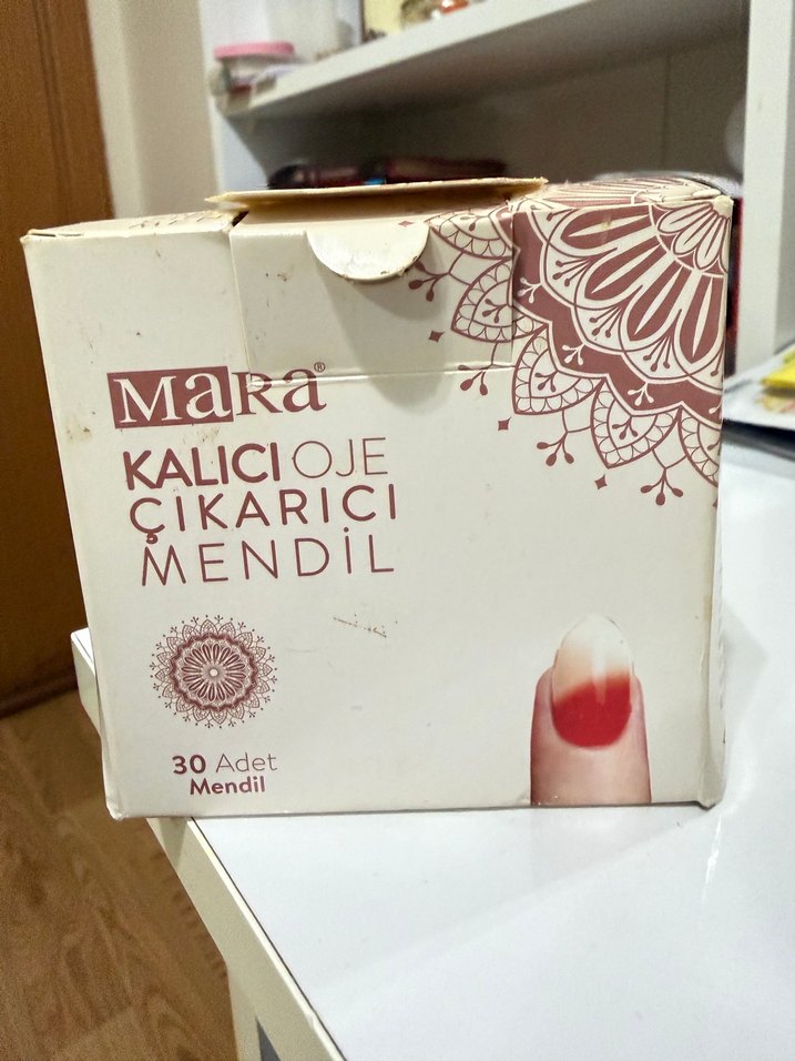 MaRa Kalıcı Oje Çıkarıcı Mendil 30 Adet - Görsel 2