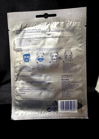 5 adet Nivea Cellular Filler Dolgunlaştırıcı Kağıt Maske - Görsel 2