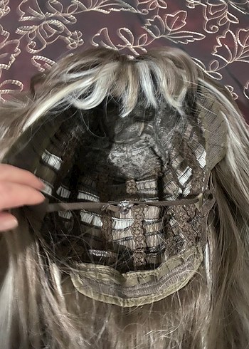 Bohem Gri kumral Saç Aksesuarı/Peruk - Görsel 6