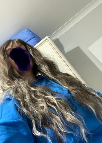 Bohem Gri kumral Saç Aksesuarı/Peruk - Görsel 3