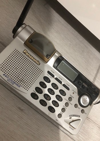 Gri Panasonic Kablosuz Telefon - Görsel 3