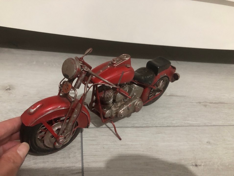 Koyu Kırmızı Motosiklet Model Kiti - Görsel 2