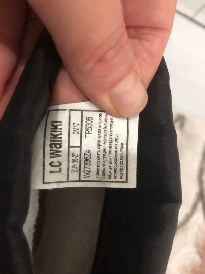 Çocuk Siyah Çok Renkli Desensiz Kauçuk Çizmeler - Görsel 3