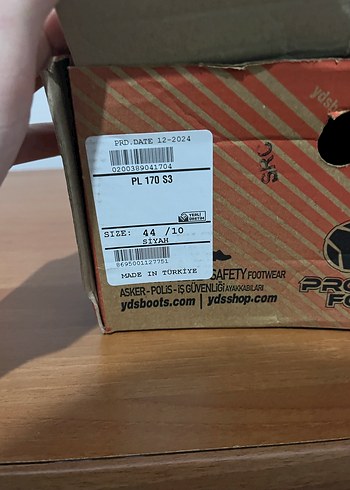 Yds iş botu 44 numara - Görsel 6