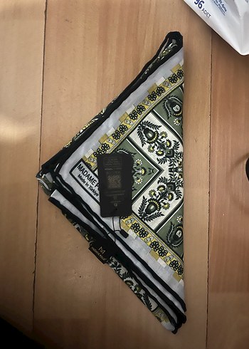 Kadın Çok Renkli Bohem Fermuarlı Şal - Görsel 2