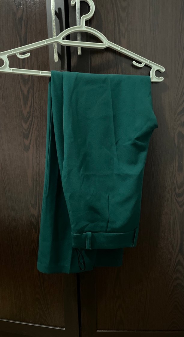 Düğmeli Yeşil Kadın Blazer Ceket - Görsel 2