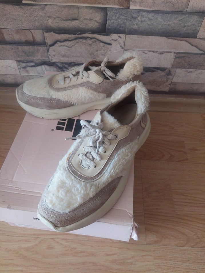 Bej Kadın Dolgu Topuk Espadril - Görsel 3