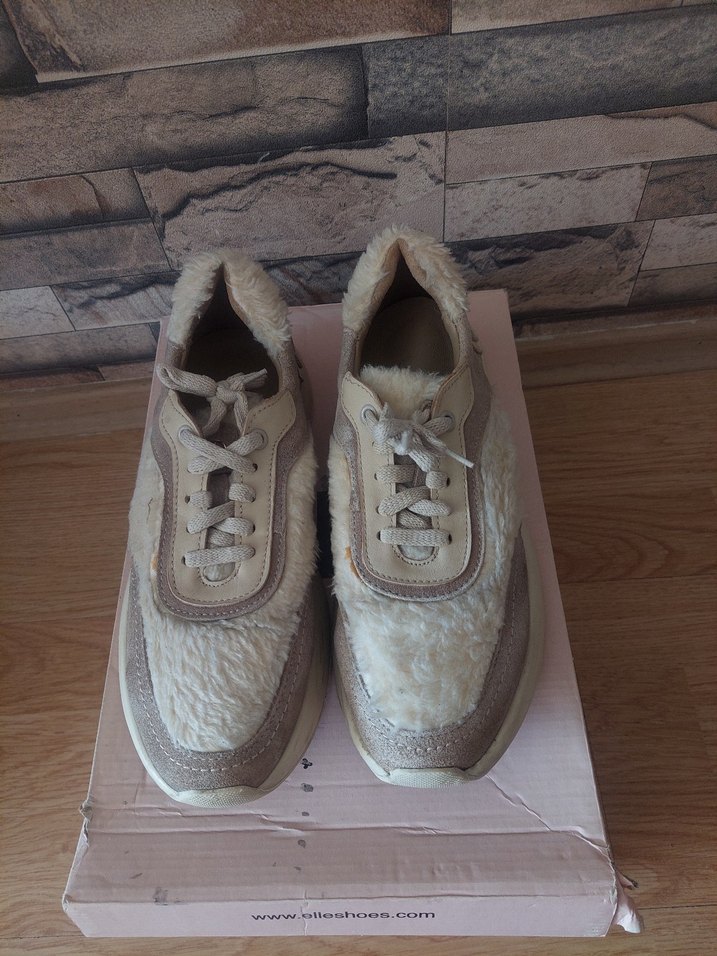 Bej Kadın Dolgu Topuk Espadril - Görsel 4