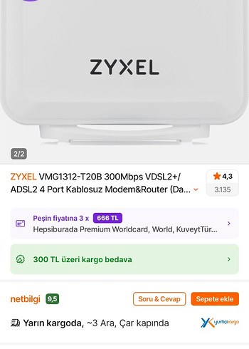 Beyaz Zyxel Ağ Cihazı sıfır kutusunda - Görsel 8