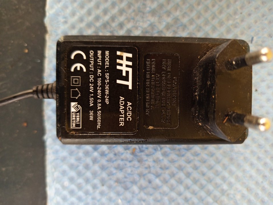 HFT DC adaptör 24 volt 1.50 amper - Görsel 3