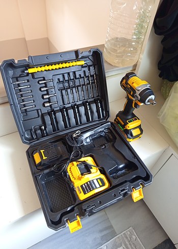 Sarı Kablosuz Matkap Seti Dewalt - Görsel 4