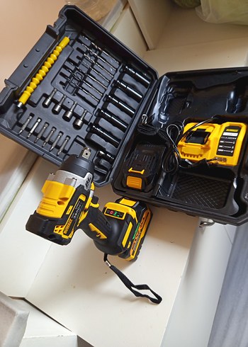 Sarı Kablosuz Matkap Seti Dewalt - Görsel 5