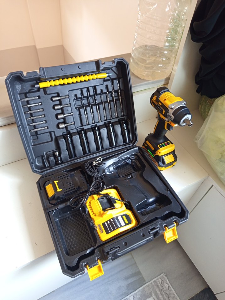 Sarı Kablosuz Matkap Seti Dewalt - Görsel 4