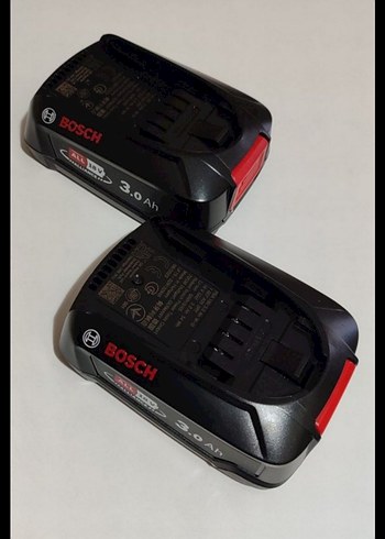 Bosch 3.0 Ah Batarya Çiftli Set Siyah - Görsel 2