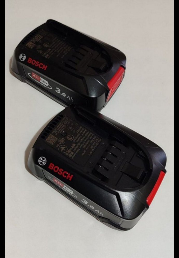 Bosch 3.0 Ah Batarya Çiftli Set Siyah - Görsel 2