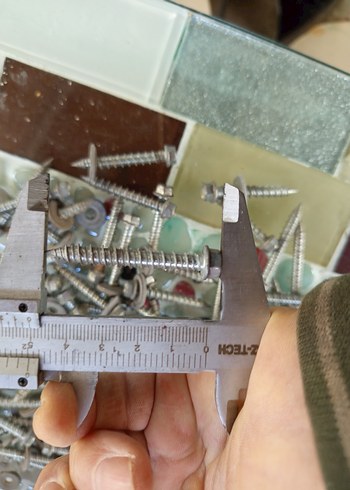 Trapez saç vidası ölçüleri resimde mevcut - Görsel 5