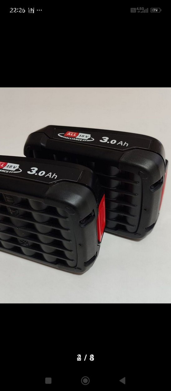 Alliance 18V Yeşil Elektrikli Alet Bataryası - Görsel 4