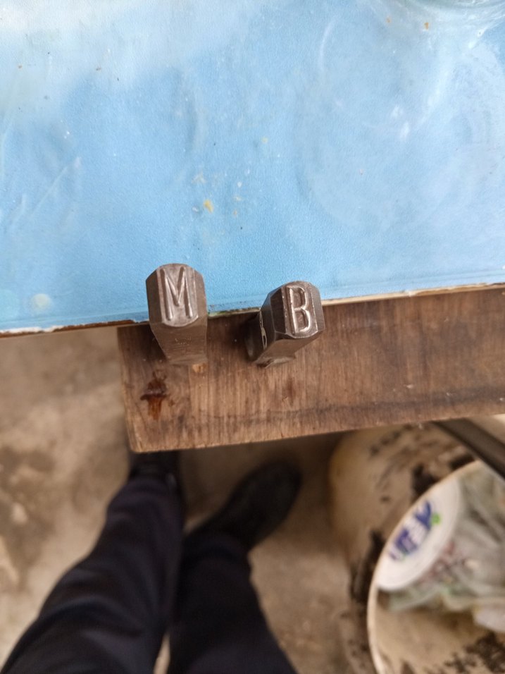 Alman germaniy M ve B etiket damga - Görsel 2