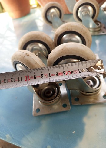 Bej Gri Döner Tekerlek Seti - Görsel 6