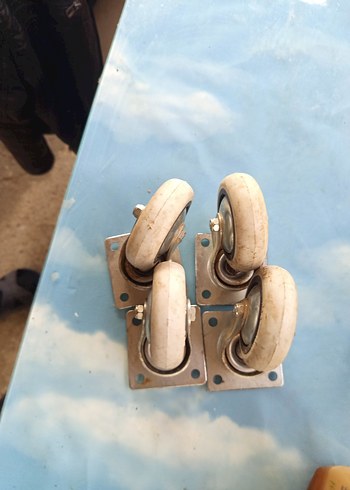 Bej Gri Döner Tekerlek Seti - Görsel 3