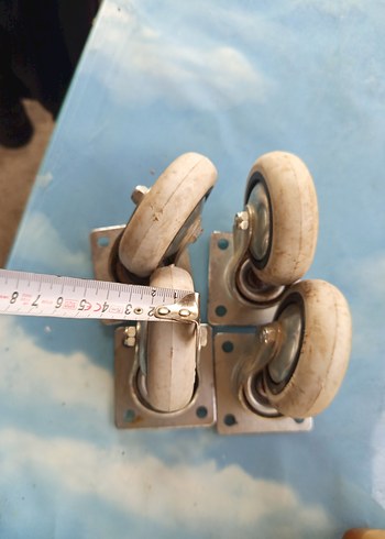 Bej Gri Döner Tekerlek Seti - Görsel 7