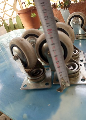 Bej Gri Döner Tekerlek Seti - Görsel 5