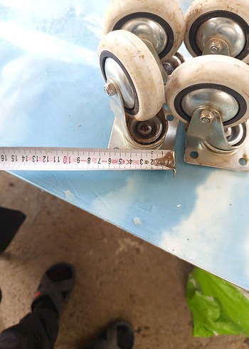 Bej Gri Döner Tekerlek Seti - Görsel 4